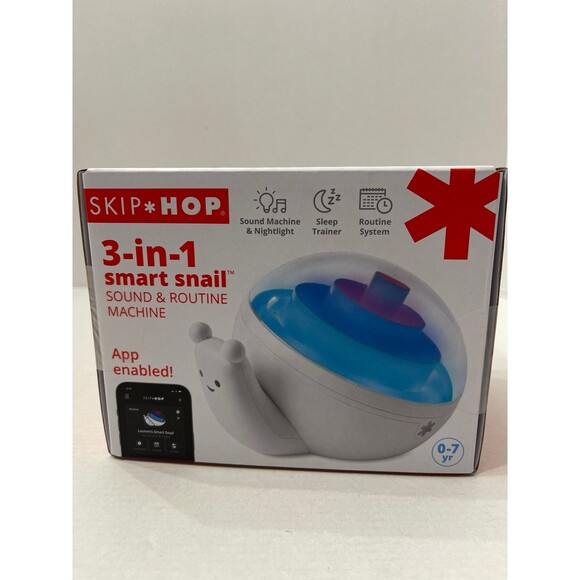 Skip Hop 3-In-1 Smart Snail Sound & Routine Machine New In Box - Picture 10 of 10